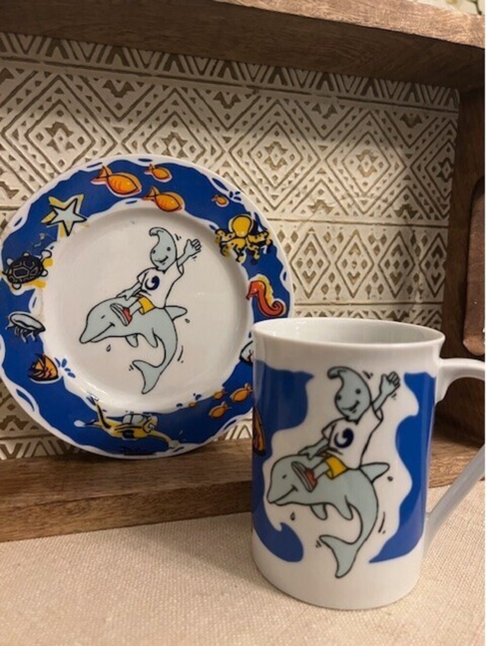 VTG Expo 98 Portugal Collectible Mug & Plate Set